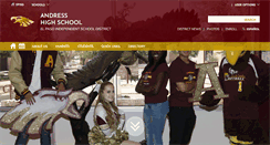 Desktop Screenshot of andress.episd.org