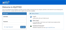 Tablet Screenshot of my.episd.org